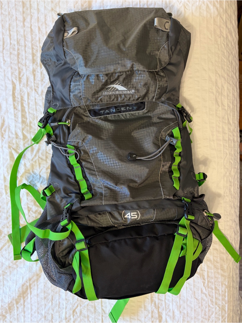 High Sierra Tangent 45 Top-Loading Frame Pack.